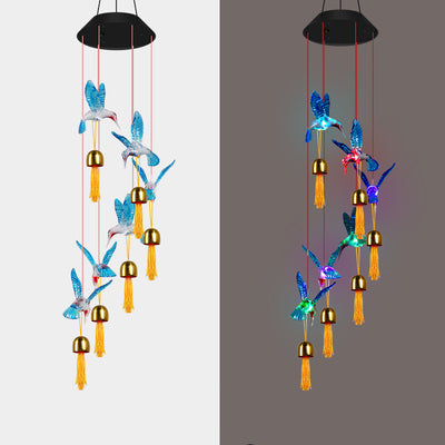 Solar Wind Chime Lights