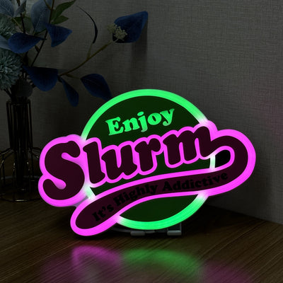 "Futurama Slurm Soda" Neon Like Sign, Futurama LED Sign, Futurama Wall Sign