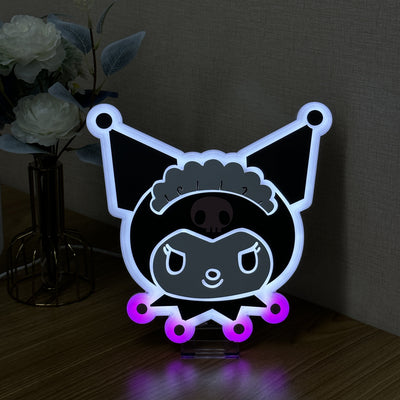 "Kuromi" Neon Like Sign, Kuromi LED Sign, Anime Room Decor