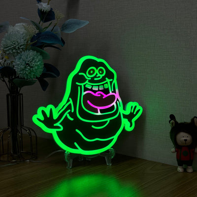 "Ghostbusters" Neon Like Sign, Game Room Decor, Ghostbusters LED Sign