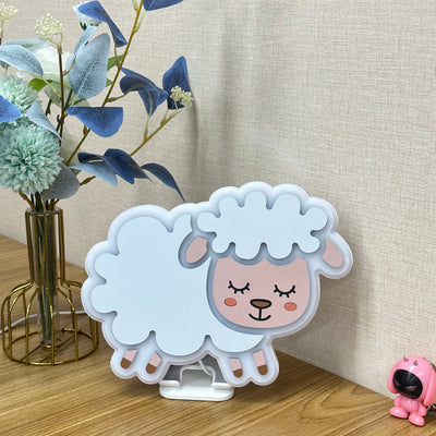 "Sheep" Neon Like Sign, Kids Room Decor, Sheep Wall Sign