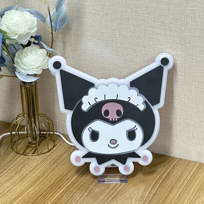 "Kuromi" Neon Like Sign, Kuromi LED Sign, Anime Room Decor