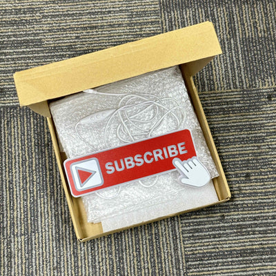 "Subscribe Button" Neon Like Sign, Subscribe LED Sign, Subscribe Wall Sign