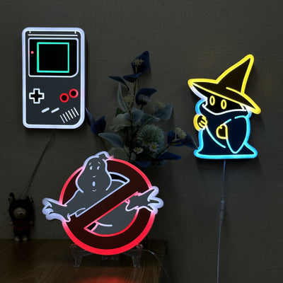 "Gameboy" Neon Like Sign, Game Room Decor, Retro Gameboy LED Sign