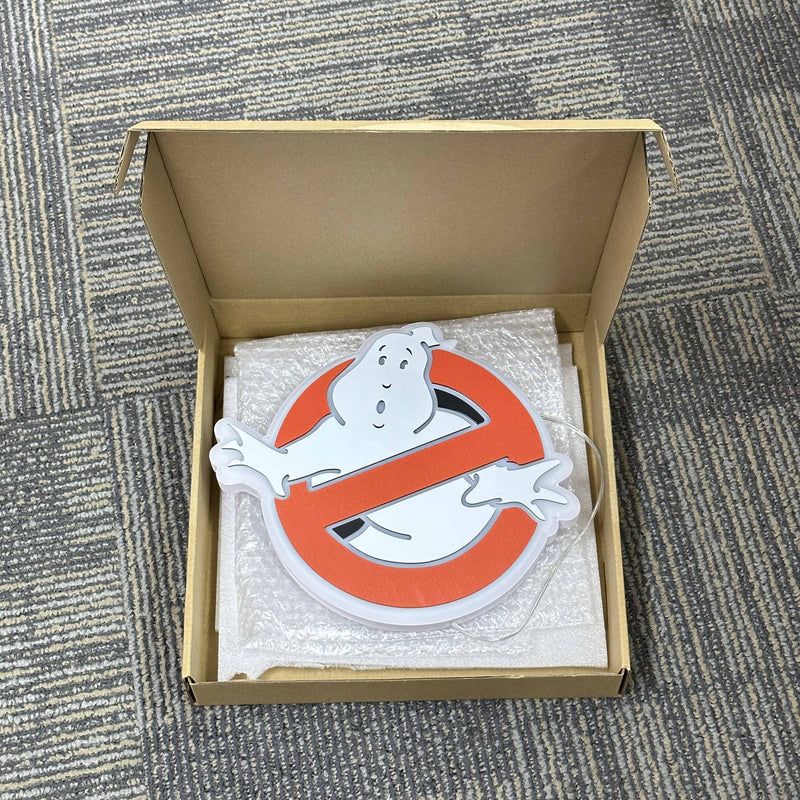 "Ghostbusters" Neon Like Sign, Ghostbusters LED Sign, Ghostbusters Room Decor