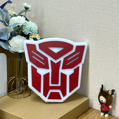 "Transformers Autobot" Neon Like Sign, Transformers Autobot Wall Decor, Transformers Autobot Room Decor