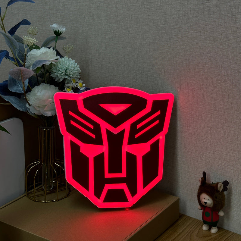 "Transformers Autobot" Neon Like Sign, Transformers Autobot Wall Decor, Transformers Autobot Room Decor