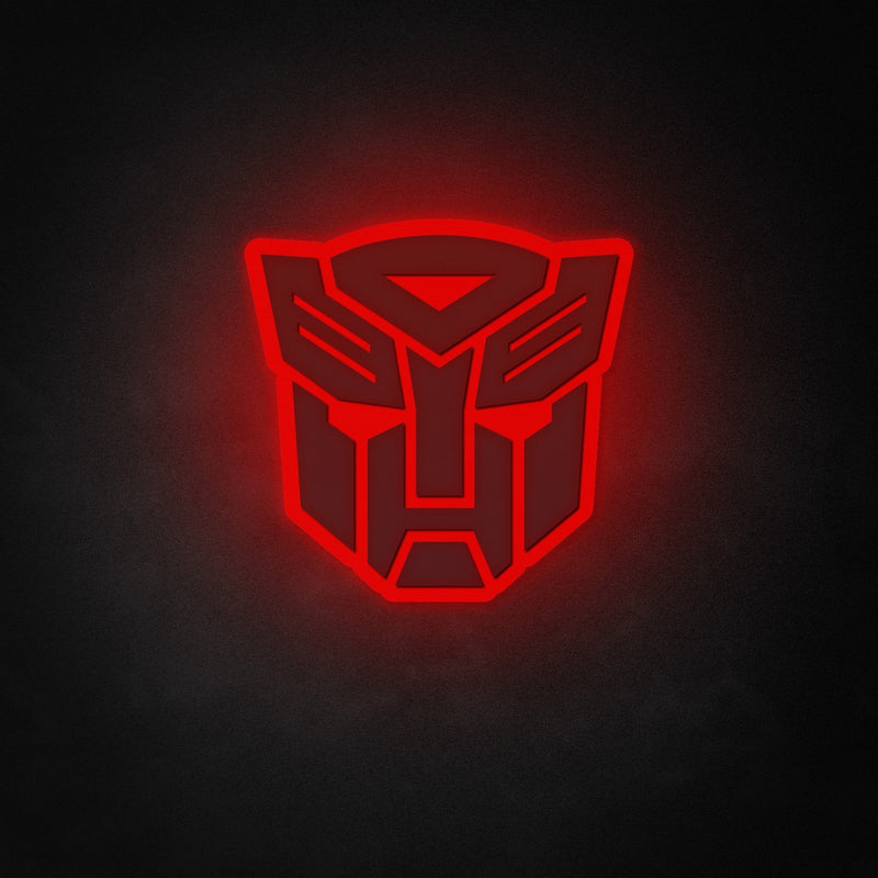 "Transformers Autobot" Neon Like Sign, Transformers Autobot Wall Decor, Transformers Autobot Room Decor