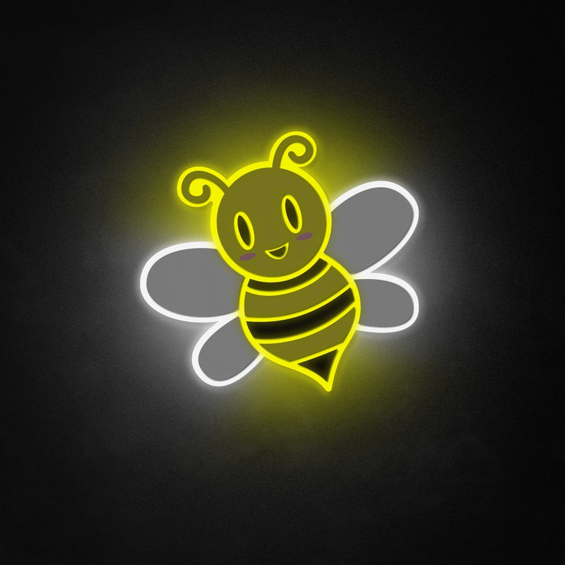 "Bumble Bee" Neon Like Sign, Kids Room Decor, Kids Room Wall Sign