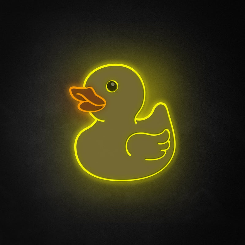 "Rubber Duck" Neon Like Sign, Kids Room Decor, Kids Room Wall Sign