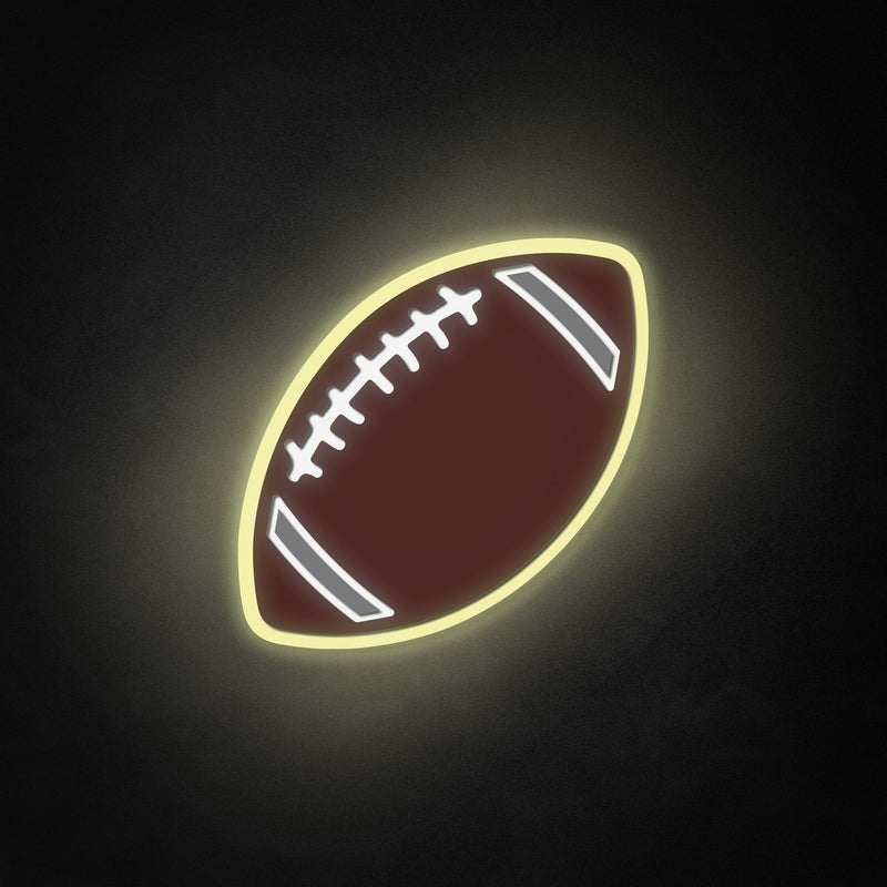 "Football" Neon Like Sign, Football Room Decor, Football LED Sign