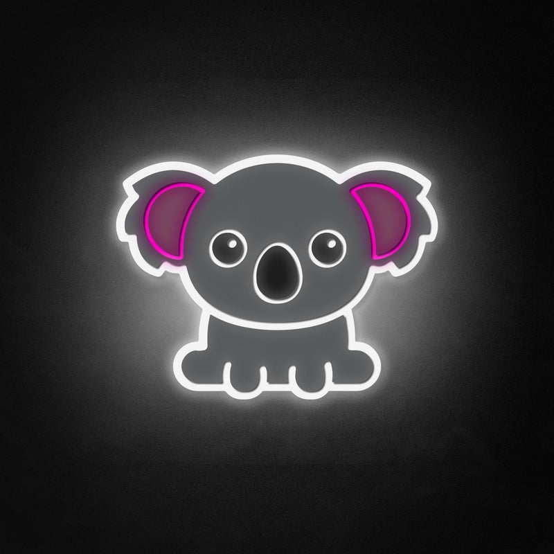 "Koala Bear" Neon Like Sign, Koala LED Sign, Kids Room Sign Decor