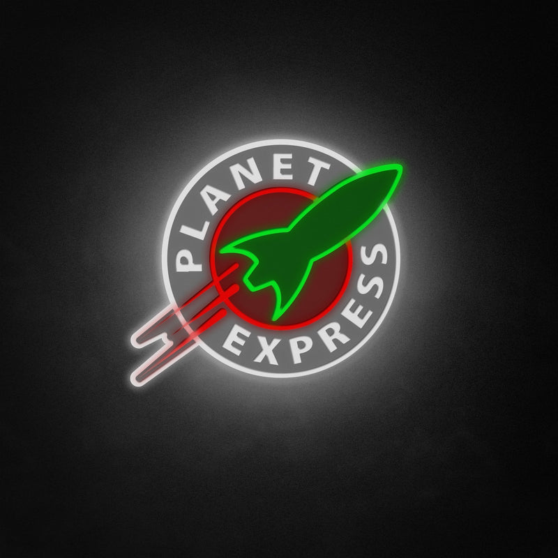 "Futurama Planet Express" Neon Like Sign, Futurama LED Sign, Futurama Wall Decor