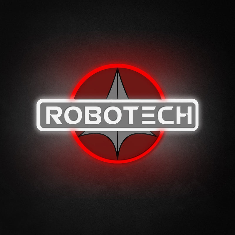 "ROBOTECH" Neon Like Sign, ROBOTECH LED Sign, ROBOTECH Wall Decor