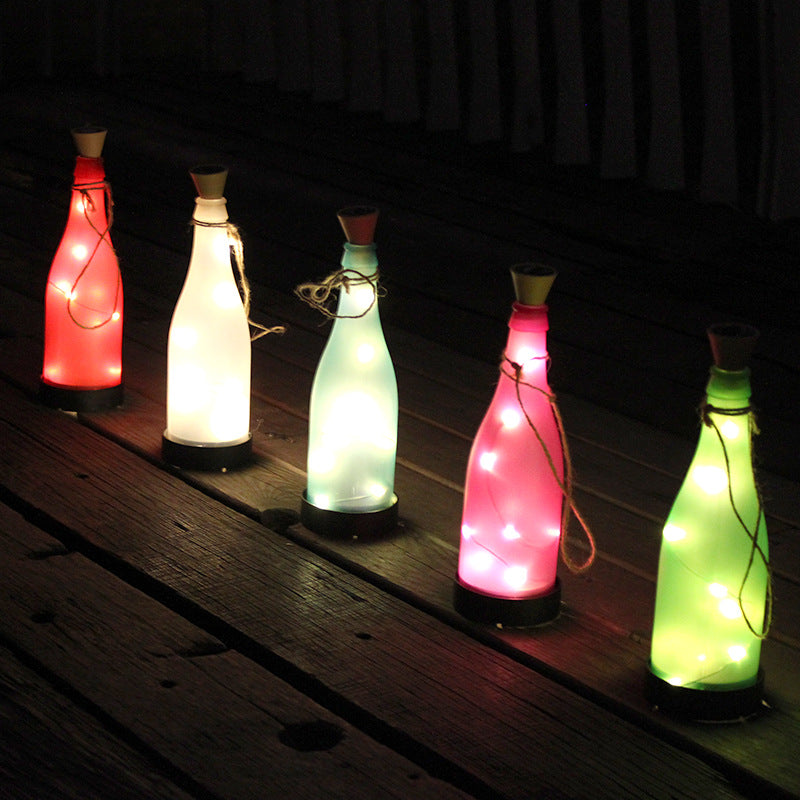 Solar Bottle Light, Solar Christmas Light - Set Of 5