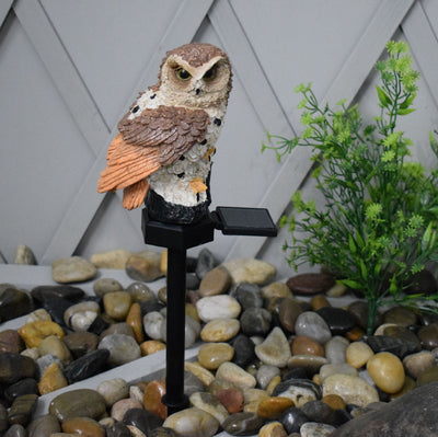 Solar Owl Ground Light, Courtyard Garden Decoration, Solar Landscape Light