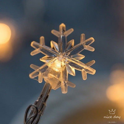 Snowflake Christmas Fairy String Lights