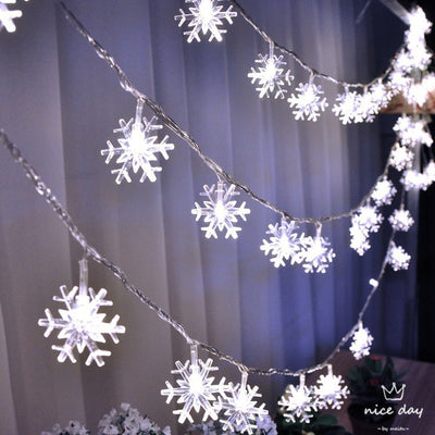 Snowflake Christmas Fairy String Lights