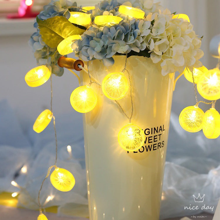 Novelty Lemon Orange Lime Slice Decor Fairy String Lights