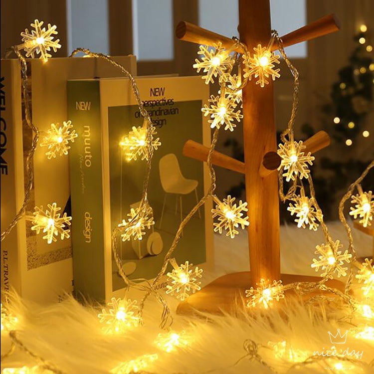 Snowflake Christmas Fairy String Lights