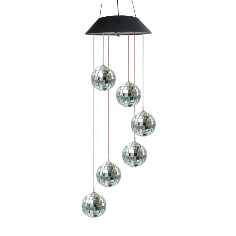 Solar Garden Light, Solar Mosaic Ball Wind Chimes, Solar Garden Decoration