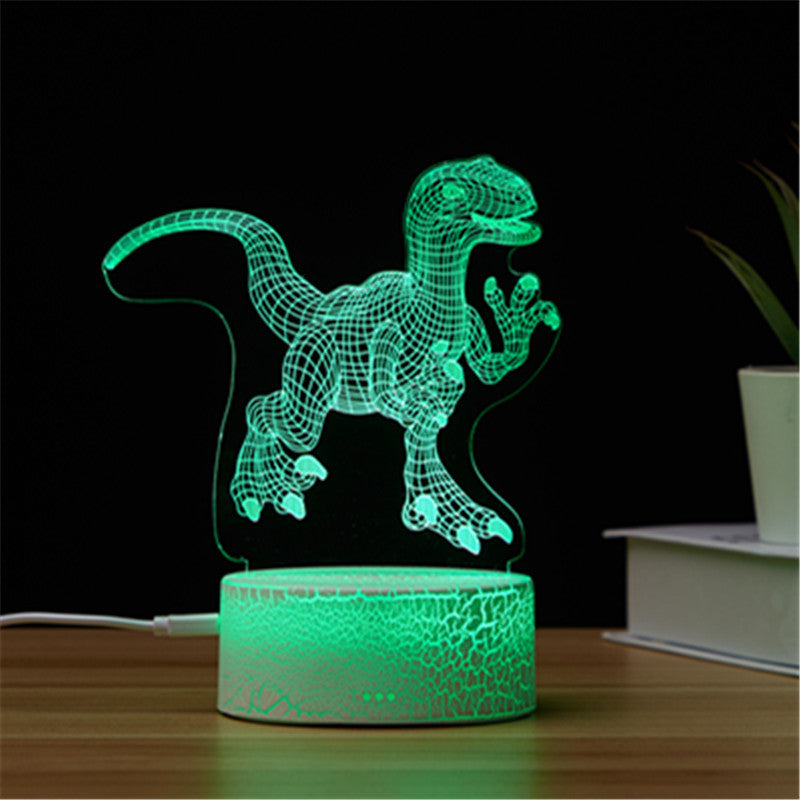 DinosaurTable Light, Table Night Light With 7 Colors