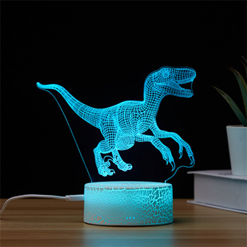 DinosaurTable Light, Table Night Light With 7 Colors