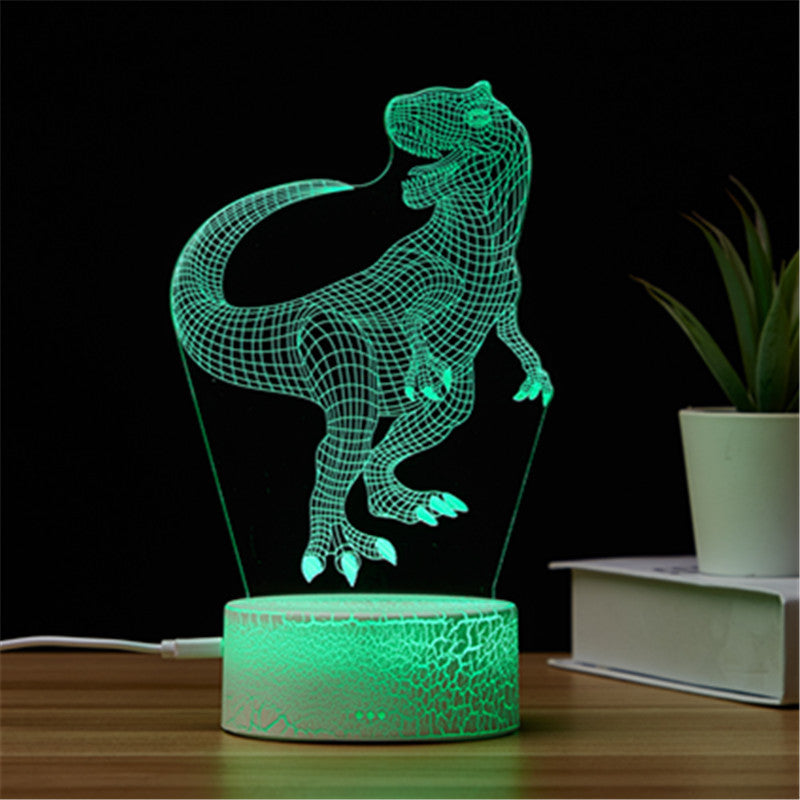 DinosaurTable Light, Table Night Light With 7 Colors