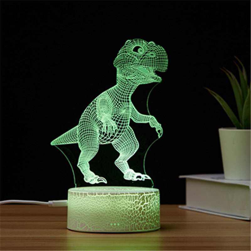 DinosaurTable Light, Table Night Light With 7 Colors