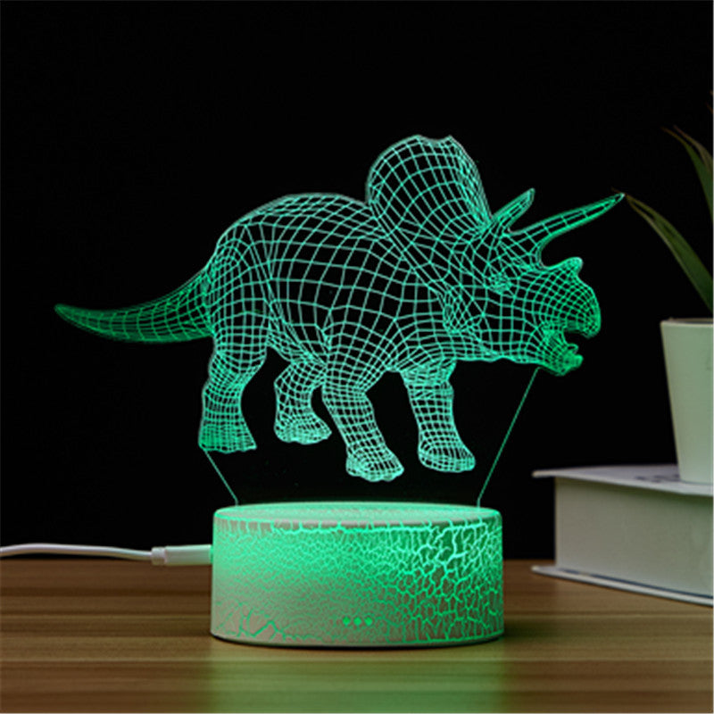 DinosaurTable Light, Table Night Light With 7 Colors