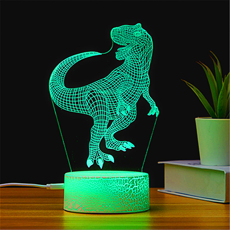 DinosaurTable Light, Table Night Light With 7 Colors