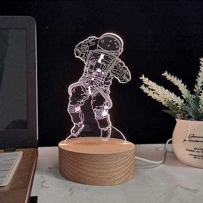 Astronaut Night Light, Creative Spaceman 3D Table Night Light