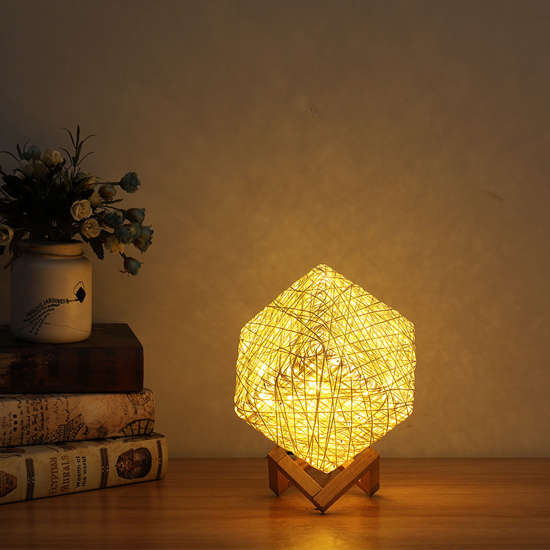 Square Star Projection Night Light