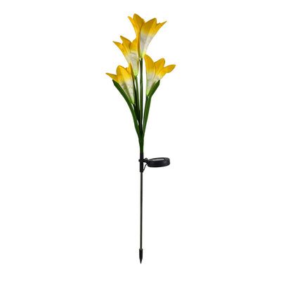 Solar Garden Light, Solar Lily Light, Solar Garden Decoration - Set Of 2