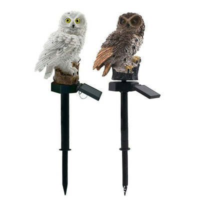 Solar Owl Ground Light, Courtyard Garden Decoration, Solar Landscape Light