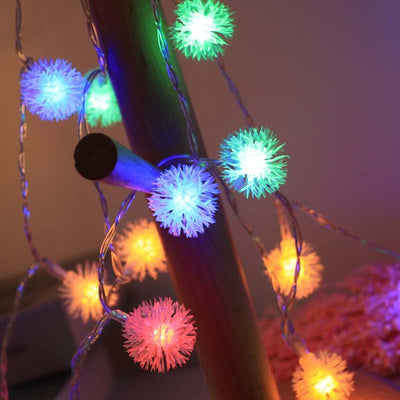 Fluffy Ball String Lights Fairy Lights