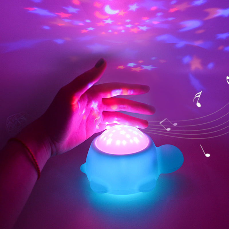 Musical Turtle Starry Night Light Projector - Multicolour