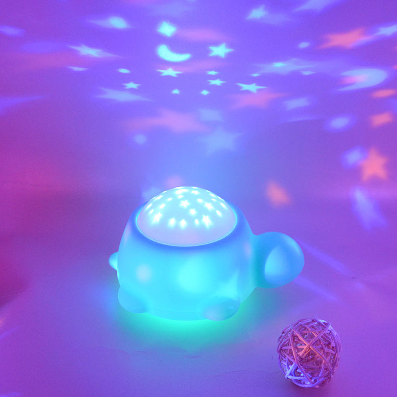 Musical Turtle Starry Night Light Projector - Multicolour