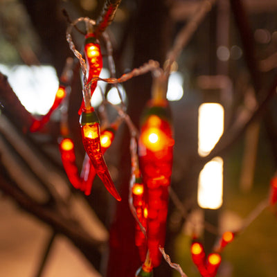 Red Chilli Pepper Fairy Lights