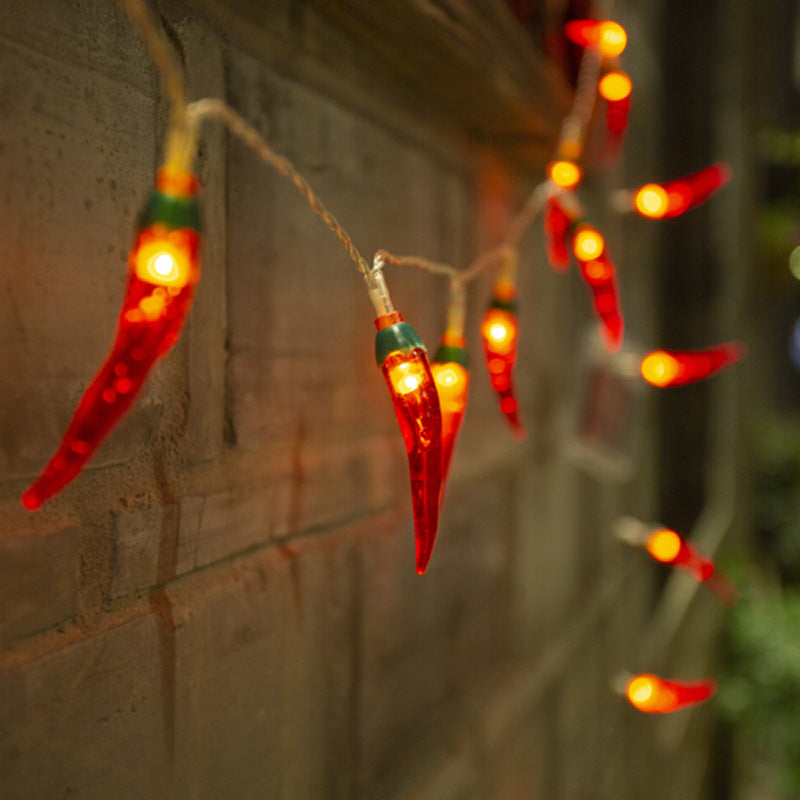 Red Chilli Pepper Fairy Lights