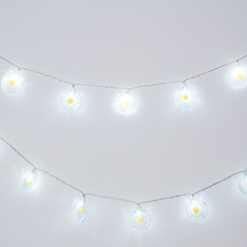 Daisy String Lights, Battery Powered Fairy Lights