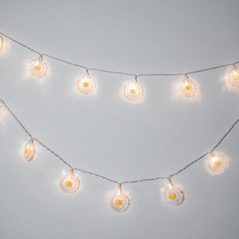 Daisy String Lights, Battery Powered Fairy Lights