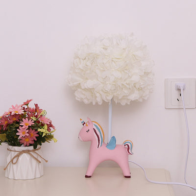 Unicorn Flower Table Light, Table Night Light