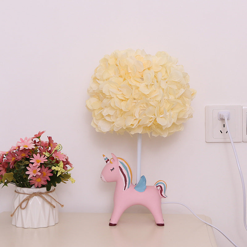 Unicorn Flower Table Light, Table Night Light