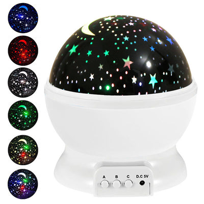 Star Projector, Ball Night Light, Mood Night Light With Multicolour