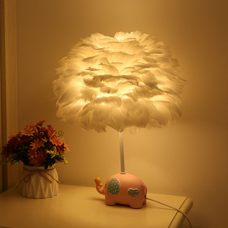 Elephant Flower Table Light, Table Night Light