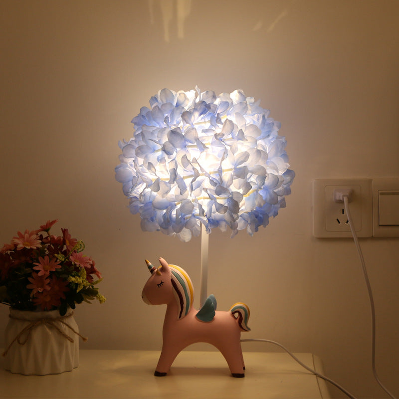 Unicorn Flower Table Light, Table Night Light