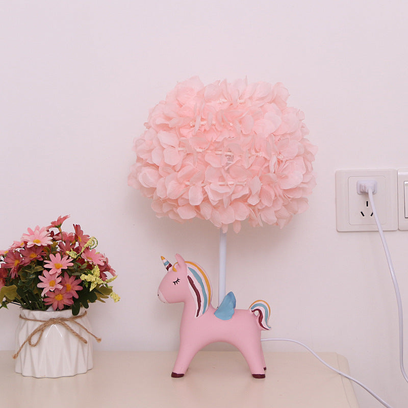 Unicorn Flower Table Light, Table Night Light