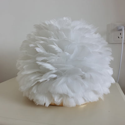 Feather Table Light, Table Night Light