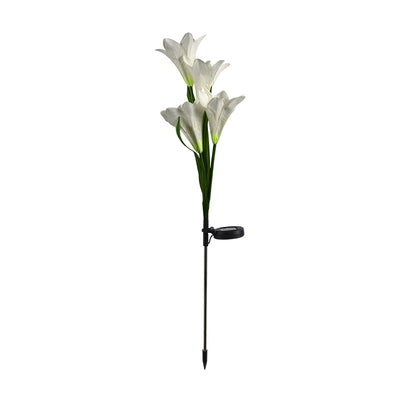 Solar Garden Light, Solar Lily Light, Solar Garden Decoration - Set Of 2